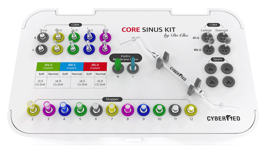 اکیت جراحی ایمپلنت CORE SINUS KIT by Dr.Cho​